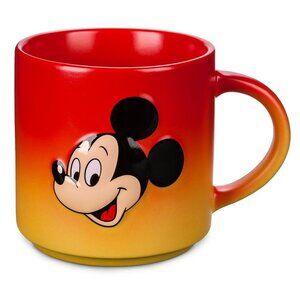 Disney Parks Mickey Donald Ombre Retro Ceramic Coffee Mug NEW
